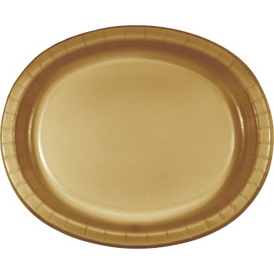 Gold Paper Plates - 48-Pack Disposable 9-Inch Square Plates for Cake,  Appetizer, Dessert, Lunch, Metallic Gold Foil, Birthday Party Supplies