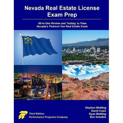 Nevada Real Estate License Exam Prep - by  David Cusic & Ryan Mettling & Ben Scheible (Paperback)