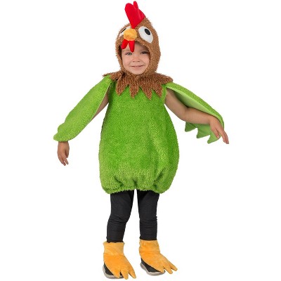 Princess Paradise Green Rooster Toddler Costume