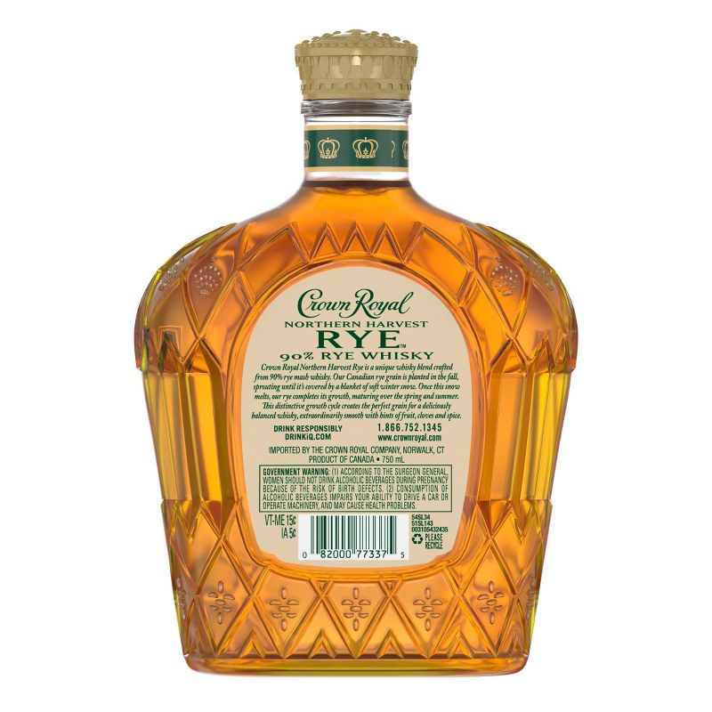 Crown Royal Northern Harvest Rye Whisky - 750ml Bottle, 2 of 11