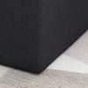 Compact Modern Ottoman Stool with Cushioned Seat and Soft Polyester Upholstery for Living Room –3irtyhousy - 3 of 4