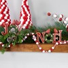 Northlight Cardinals on Wreaths "Joy" and "Noel" Christmas Display Signs - 10" - Set of 2 - image 2 of 4