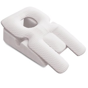 Face Down Pillow for Sleeping After Surgery ¨C Prone Recovery Pillow with Breathing Hole - 1 of 4