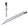 Allied Flag Pole Kit - 3 x 5 FT Nylon American Flag with 5 FT Spinning Flag Pole - 3 of 3