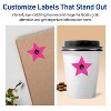 Avery Neon Magenta Paper Labels, 2-1/4" x 2-3/8" Star - 3 of 4