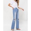 Women's High Rise Vintage Flare Jeans - FLYING MONKEY - 2 of 4