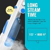 PurSteam Steam Mop, Hard Wood Floor Cleaner, Carpet Cleaner, Swivel Mop Head, 2 Washable Mop Pads, Turquoise/White - 2 of 4