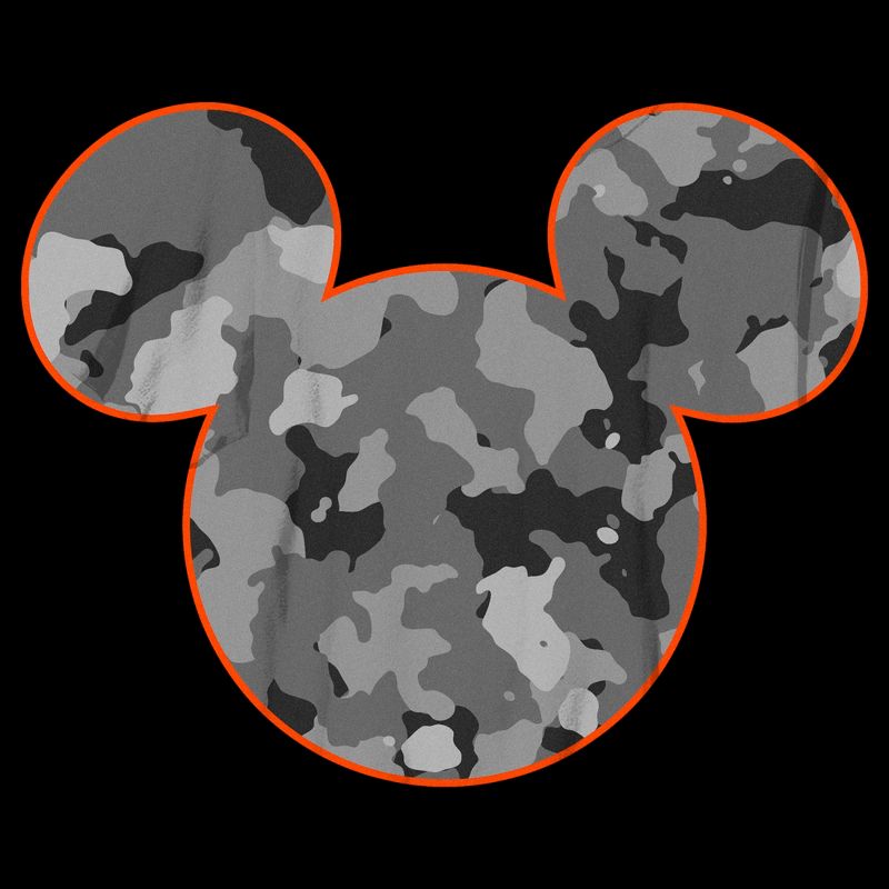 Boy's Disney Mickey Mouse Camo Silhouette T-Shirt, 2 of 6