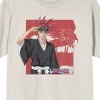 Bleach Renji & Snake Adult Sand Crew Neck Short Sleeve T-shirt - 2 of 4