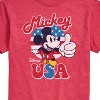 Men's - Disney - Mickey Mouse USA Flag Thumbs Up Short Sleeve Graphic T-Shirt - 2 of 4