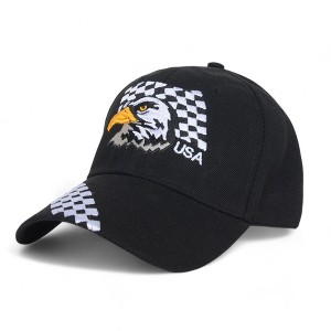 Anna-Kaci Embroidered American Eagle Stylish Baseball Cap with Patriotic Flag Design - 1 of 4
