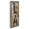 Stupell Industries Los Angeles Montage Collage Framed Giclee Art, Gray, 10" x 24" - 2 of 4