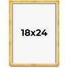 PosterPalooza | Minimalist Shadow Box Gold Picture Frame - UV Acrylic, Backing, Hanging Hardware - 2 of 4