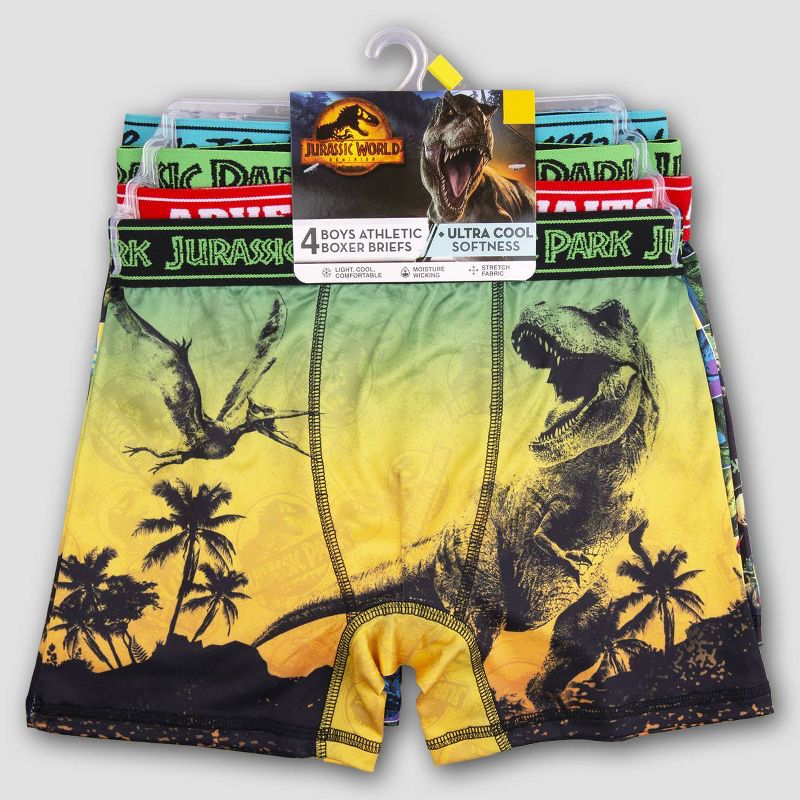 Boys' Jurassic World 4pk Underwear, 2 of 4
