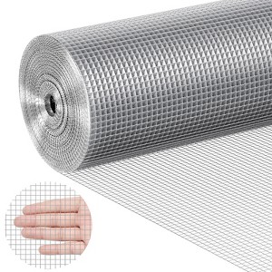 VEVOR Hardware Cloth, 1/4 inch 48in x 50 ft 23 Gauge, Hot Dipped Galvanized Wire Mesh Roll, Chicken Wire Fencing, Wire Mesh for Rabbit Cages - 1 of 4