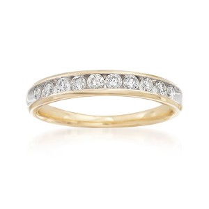Ross-Simons 0.50 ct. t.w. Diamond Wedding Ring in 14kt Yellow Gold - 1 of 4
