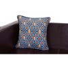 Signare USA Frida Kahlo Icon Tapestry Pillowcase/Cushion Cover Blue 18x18 Inch - 3 of 4