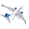 Boeing 737-700 Commercial Aircraft with Flaps Down "United Airlines" White w/Blue 1/200 Diecast Model Airplane by GeminiJets - 3 of 4