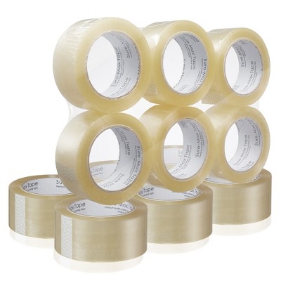 thumbnail image 2 of Ameritape Shipping Box Tape – 12 Rolls, 2" X 110 Yards Per Roll, 1.8 Mil Thick, Clear 2 of 4