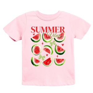 The Juniper Shop Watermelon Chart Summer Vibes Youth Short Sleeve Tee - 1 of 4