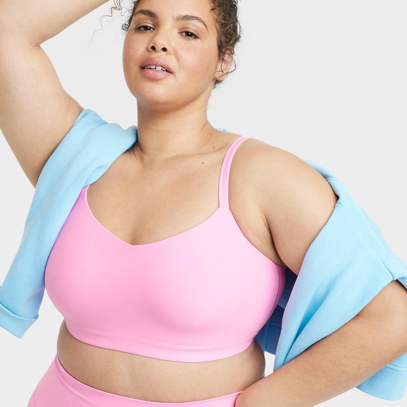 Women's Everyday Soft Light Support Strappy Sports Bra - All In Motion™, 4 of 7