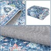 Vintage Distressed Washable Rug - Non-Slip Low Pile Mat for Kitchen, Bathroom Indoor Use - 4 of 4