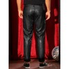 INSPIRE CHIC Men's 70s Disco Party Straight Leg Glitter Sequin Pants - 3 of 4