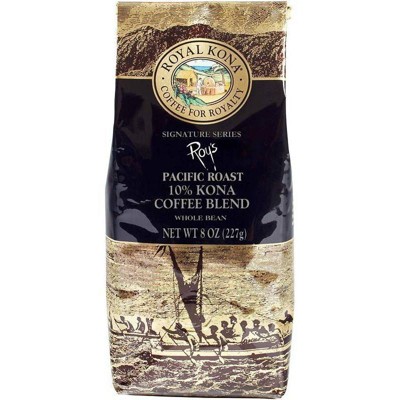 Royal Kona Roy's Medium Roast Whole Bean Coffee - 8oz