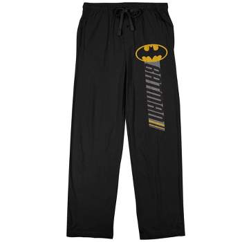 Batman Logo Men's Black Sleep Pajama Pants