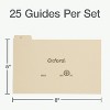 Oxford Index Card Dividers 5" x 8" Manila 25/Pack (B8525) - 2 of 4