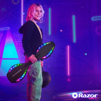 Razor Ripstik Mini DLX Lightshow Skateboard - Black_4