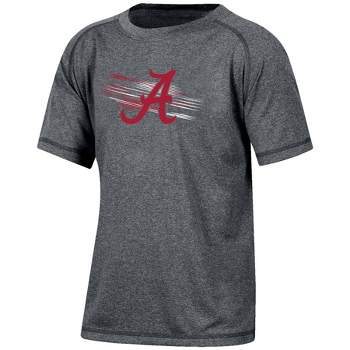 NCAA Alabama Crimson Tide Boys' Gray Poly T-Shirt