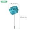 Unique Bargains Wedding Rose Men Suit Boutonnieres Lapel Pin 12 Pcs - 3 of 4