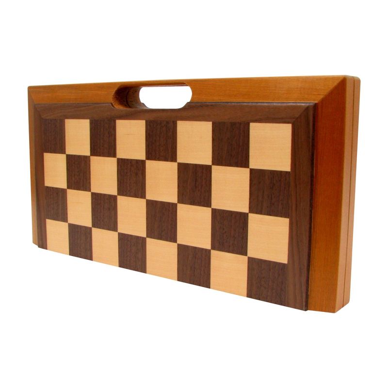 Toy Time Deluxe Wooden 3-in-1 Chess, Backgammon, and Checkers Set, 3 of 13