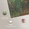 Art Remedy Monet - Garden with Dahlias Impresionism Landscape Wall Art Framed - 4 of 4