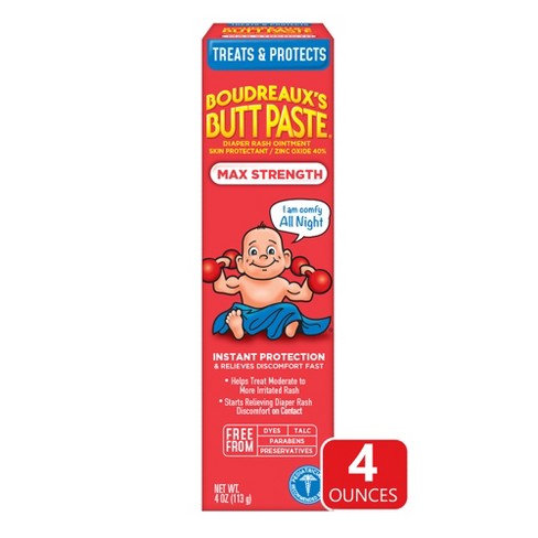 Boudreaux's Butt Paste Baby Diaper Rash Cream Maximum Strength - 4oz - image 1 of 4