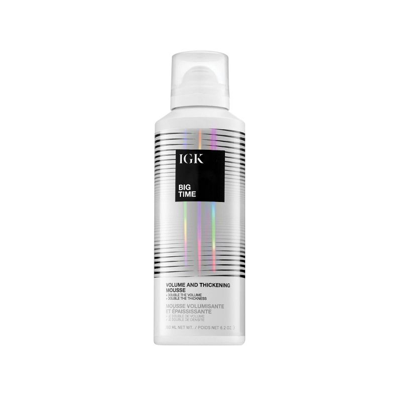 IGK Big Time Volume and Thickening Hair Mousse - 6.2oz - Ulta Beauty, 1 of 7