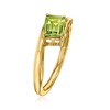 Ross-Simons 0.80 Carat Peridot Ring in 18kt Gold Over Sterling - 3 of 4