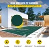 VEVOR Pool Safety Cover Fits 16x32ft Rectangle Inground Pools, Safety Pool Cover with Drainage Holes, Mesh Solid Pool Cover, Green - 4 of 4