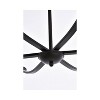 Elegant Lighting Trey 42 inch pendant in black - 4 of 4