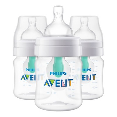 Philips Avent Anti-colic Bottle With AirFree vent - 4oz/3pk