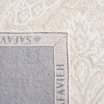 Handmade Beige Wool Tufted Area Rug 2' 3" x 11'