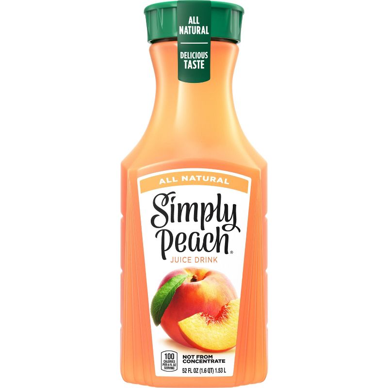 Simply Peach Juice Drink - 52 fl oz, 2 of 14