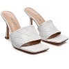 Carmen Woven Strap Mid Heel Sandals Women - 2 of 4