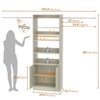 Aheaplus 25" - 103" Closet System with Cabinets, Wall-mounted Closet Organizer - 4 of 4
