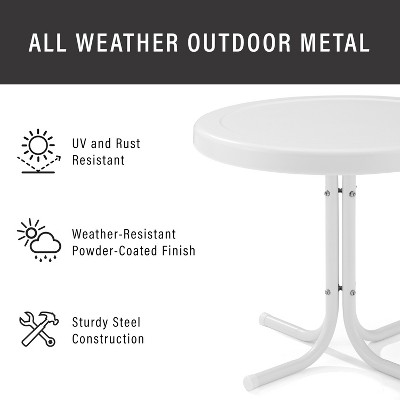 HomeStock Griffith Outdoor Metal Side Table