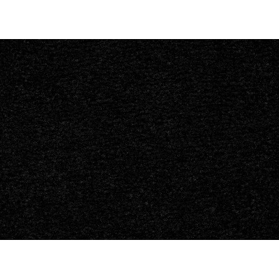 Traditional Black Nylon 2-Piece Washable Bath Rug Set