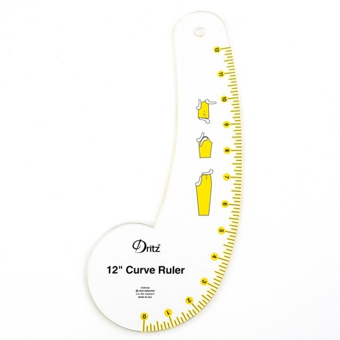 Fashcreat French curve with shoulder curve Ruler 