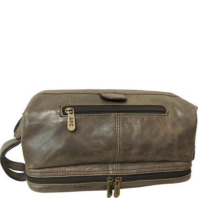 Amerileather Leather Toiletry Bag (26-02346)