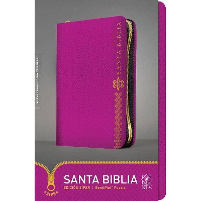 Santa Biblia Ntv, Edicion Ziper - (Leather Bound)